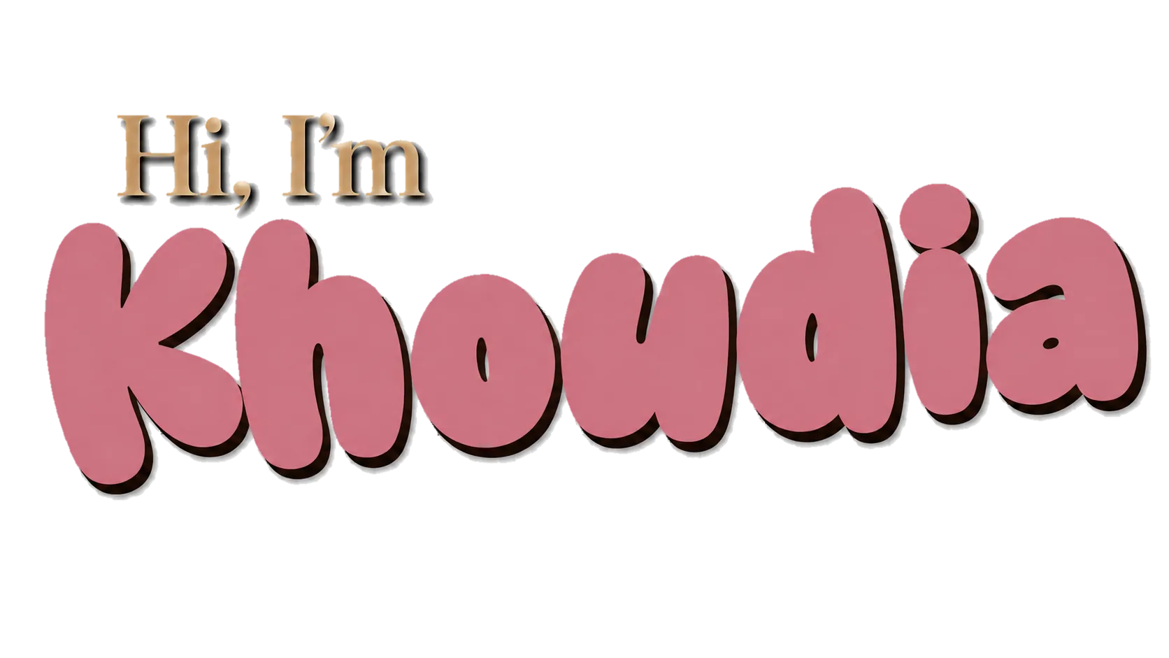 Khoudia: Hi I'm Khoudia, your pastry chef. A cake begins with a feeling.